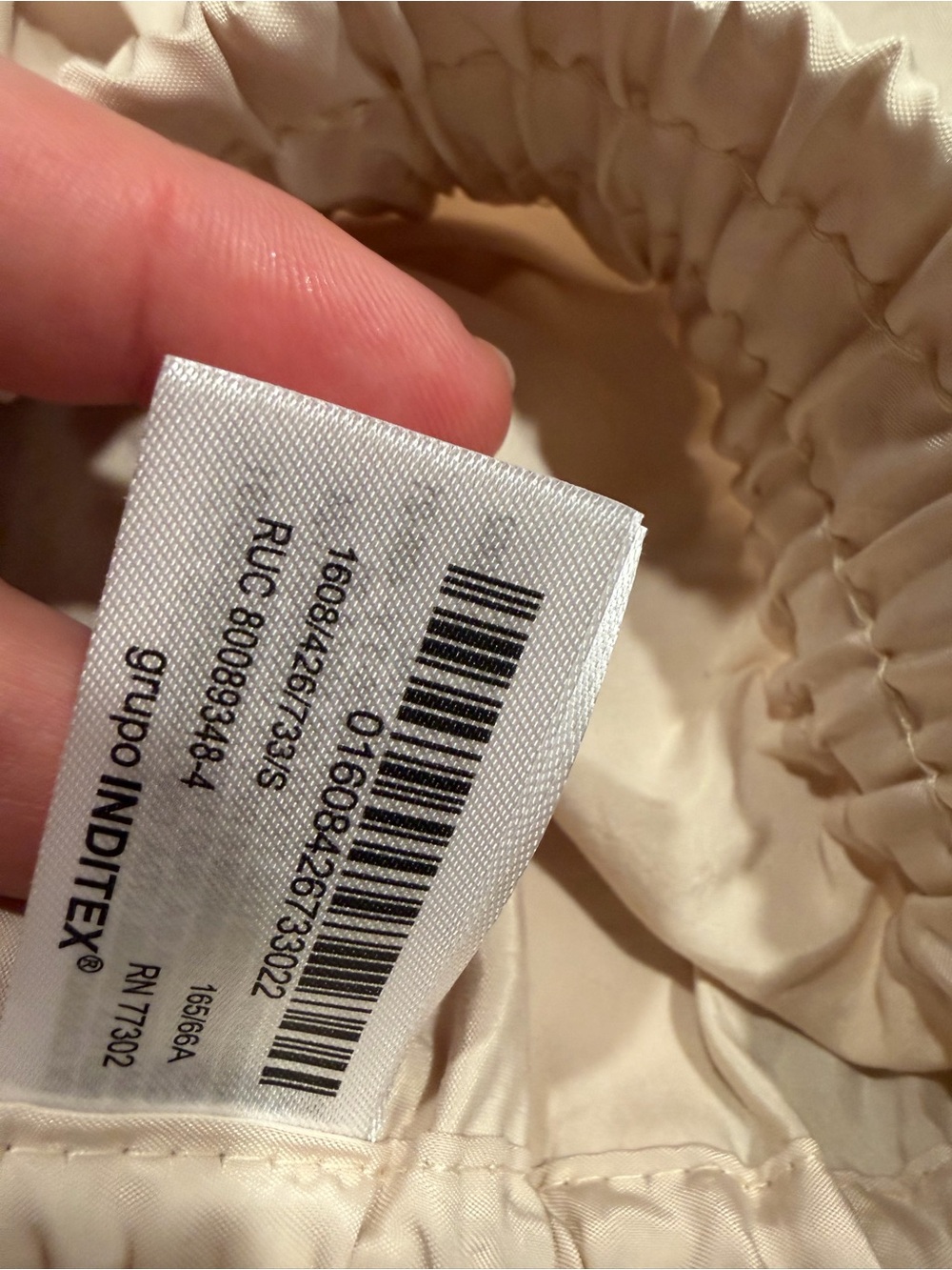 Zara Beige Satin-Look Pants - Picture 5 of 14